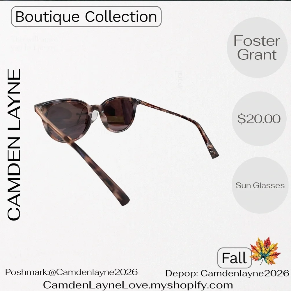Foster Grant Tortoise Shell Sunglasses